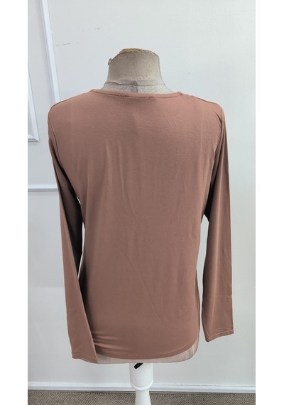 Bhrwear Kadın Uzun Kollu V Yakalı Önden Düğmeli Viskon Bluz Renkli
