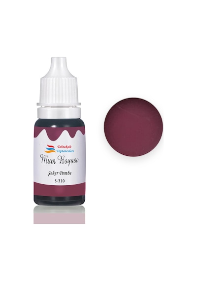 Mum Boyası Sıvı Pigment Boya 20 Ml Şeker Pembe - S310