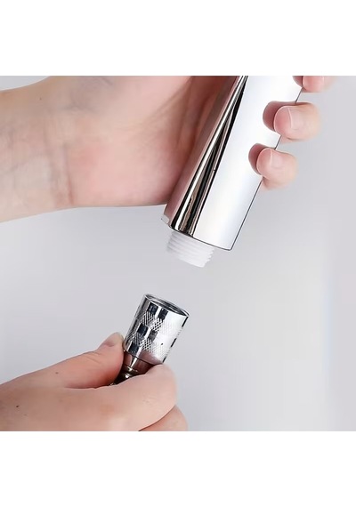 Yüksek Basınçlı 5 Fonksiyonlu Duş Başlığı Ayarlanabilir Lüks Banyo Başlığı Gümüş Eva / Pvc Diğer