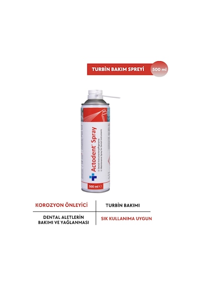 Acto Actodent Turbin Bakım Spreyi 500 ML