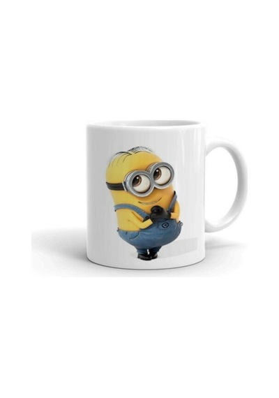 Minion Baskılı Kupa Beyaz