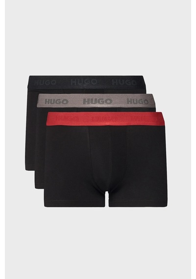Hugo Erkek Boxer 50532611 009 Siyah Siyah