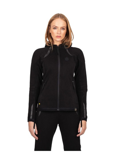 Knox Shield Hoody Aaa Korumalı Kapüşonlu Kadın Motosiklet Montu Siyah