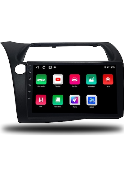 Redhat Honda Civic Hb Euro Android Carplay Multimedya 2007-2012 6gb Ram + 128gb Hafıza + 8 Çekirdek