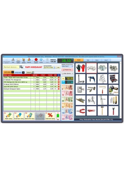 Hırdavat Yapı Market Barkodlu Satış Programı