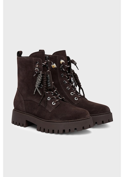 Guess Fizzle Süet Deri Bot Flffızsue10 Kadın Bot Flffız Sue10 Brown Kahve-krem