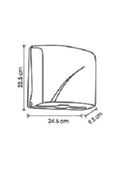 Vialli Z Katlı Kağıt Havlu Dispenseri Max 22 Cm 200 Ad Beyaz K2 4 Renk