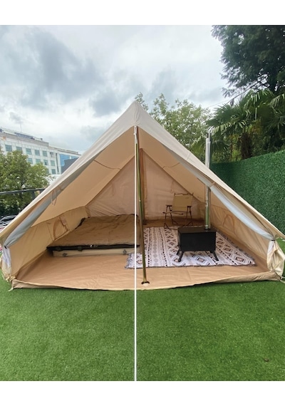 Campout - Pluton 3,20x3 Mt Kanvas Çadır Çok Renkli