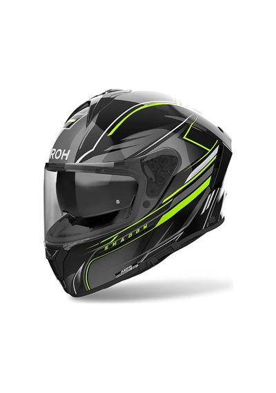 Aıroh Spark 2 Shadow Yellow Gloss Kask Siyah Sarı