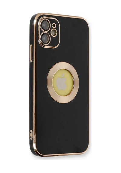 Apple Uyumlu iPhone 12 Uyumlu Kılıf Store Silikon - Siyah