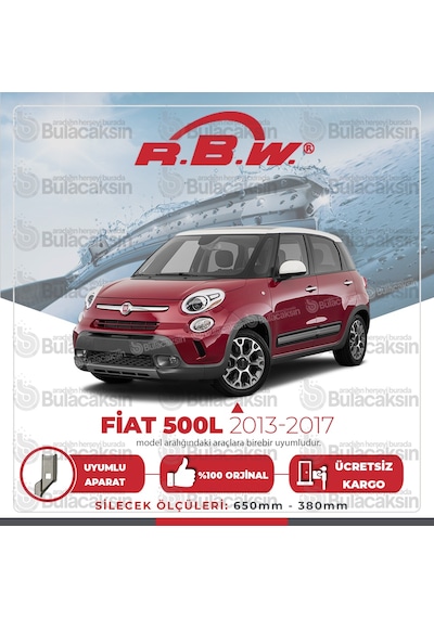 RBW Fiat 500L 2013 - 2017 Ön Muz Silecek Takım