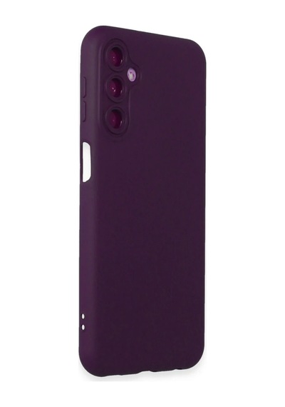 Samsung Uyumlu Galaxy M14 5g Kılıf Nano İçi Kadife Silikon - Mor 0.2M-Çok Renkli