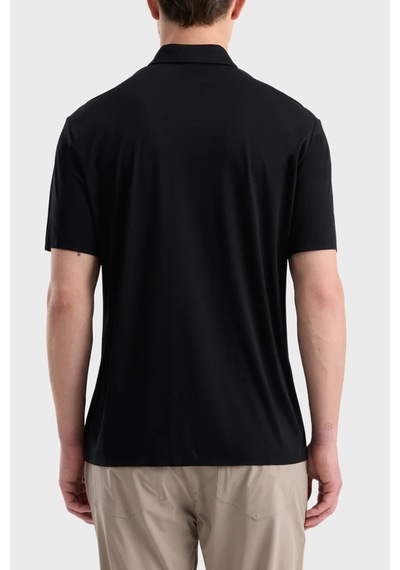 Isaora % 100 Pamuk Regular Fit Düğmeli Polo Erkek Polo Isr33040 Siyah