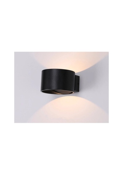 Siyah Çift Yönlü Led Aplik G9 Led Ampul Siyah