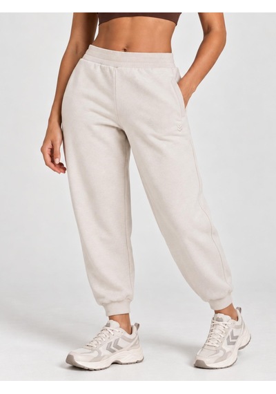 Hummel Dellax Pants 932524-9719 Krem Kadın Eşofman Altı