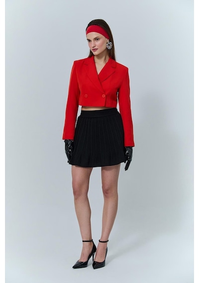 Fashion Cocktail Astarı Şortlu Pileli Pliseli Beli Lastikli Ofis Günlük Gecelik Mini Dalgalı Hareketli Şort Etek Siyah Fashion Cocktail Astarı Şortlu Pileli Pliseli Beli Lastikli Ofis Günlük Gecelik Mini Dalgalı Hareketli Şort Etek Siyah