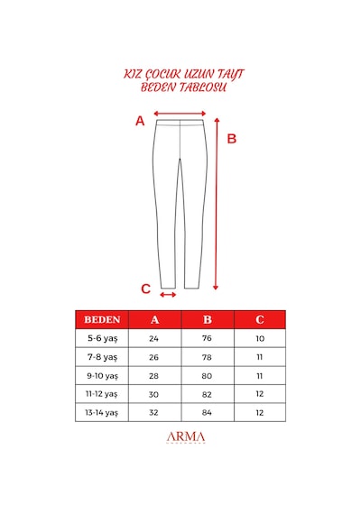 Arma Yıldız Kız Çocuk Uzun Tayt Beyaz Pamuklu Likralı Düz Basic 3'lü Paket