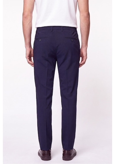 Comfort Fit Esnek Pamuklu Yan Cep Lacivert Jogger Pantıolon P 1220
