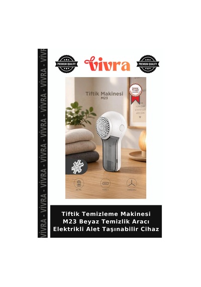 Tiftik Temizleme Makinesi M23 Beyaz Temizlik Aracı Elektrikli Alet Taşınabilir Cihaz