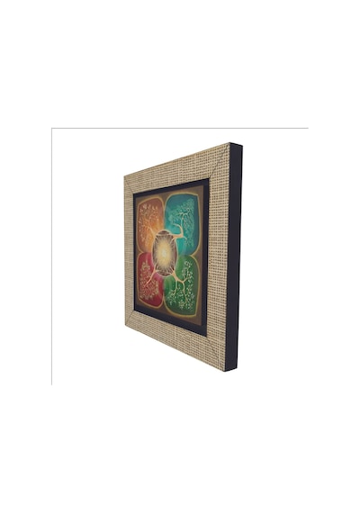 4 Mevsim Ağaç Baskılı Mdf Magnet 7x7 6