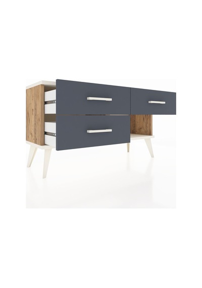 Arges Şifonyer 3 Çekmeceli 88x30x48 Çam-aytaşı/antrasit Aytaşı/antrasit Arges Şifonyer 3 Çekmeceli 88x30x48 Çam-aytaşı/antrasit Aytaşı/antrasit