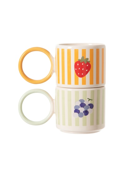 Mudo Home Meyveli Kupa 2'li Set 696123
