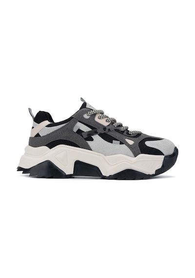 Tamer Tanca Vegan Kadın Sneakers 936 65137 Bn Ayk Sk24-25 Buz Siyah Buz - Siyah