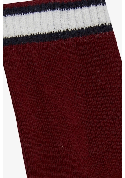 Artı Breeze Kız Çocuk Soket Çorap Çizgili 1-14 Yaş, Bordo-bordo Bordo