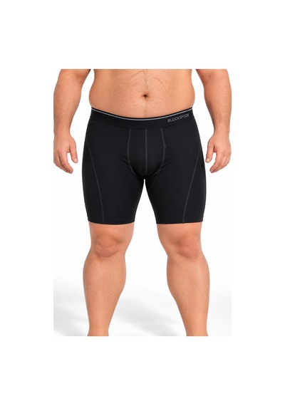 Büyük Beden Erkek Sporcu Tayt Boxer Siyah