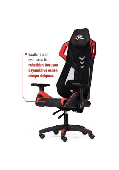 Strix Oyuncu Koltuğu Kırmızı Çok Renkli