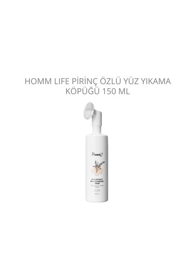 Pirinç Özlü Yüz Yıkama Köpüğü