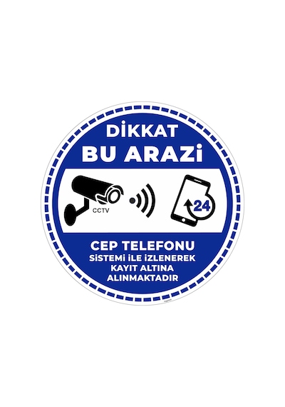 Dikkat Bu Arazi Cep Telefonu Sistemi İle İzlenerek Kayıt Altına Alınmaktadır V5