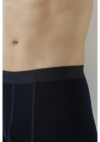 Arma Yıldız Erkek Lacivert Bambu Boxer 3'lü Paket-lacivert