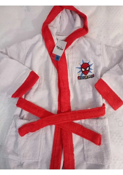 Özdilek Dsny Spıderman Grey Grı Nak. Bornoz 5-6 Çok Renkli