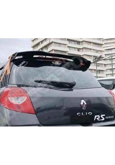 Clio 3 Hb 2007-2012 Dtm Üniversal Tip Fiber Spoiler Parlak Siyah Boyalı