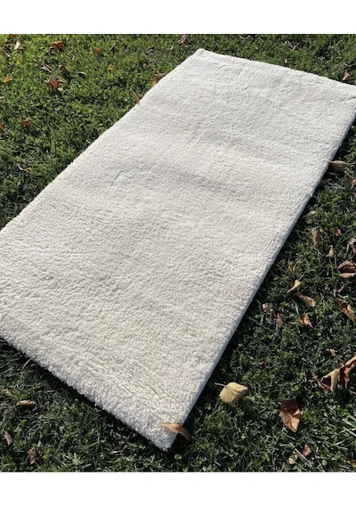 Hoom Rugs Shaggy 1006 Beyaz Modern Shaggy Halı