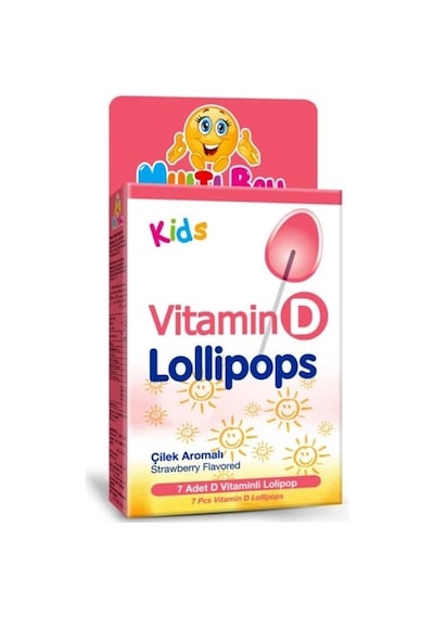 Multi Ball Kids Vitamin D Lollipops
