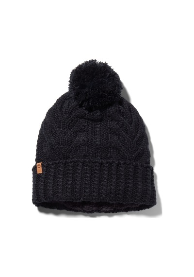 B0a1ero0011-r Timberland Cable Premium Pom Beanie Kadın Siyah B0a1ero0011-r Siyah