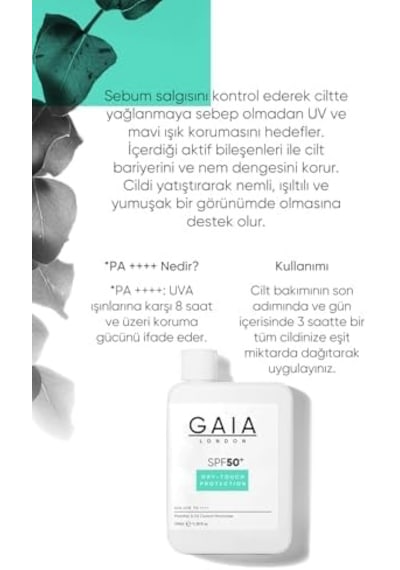 Yağlı Ciltler İçin Mat Bitişli 50spf Uva 62807863