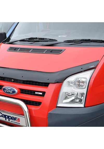 Cappafe Ford Transit Ön Kaput Koruyucu Rüzgarlık 4Mm Abs 06-13