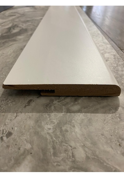 12 Cm Yalı Serisi T12 Model Lake Beyaz Pvc Süpürgelik