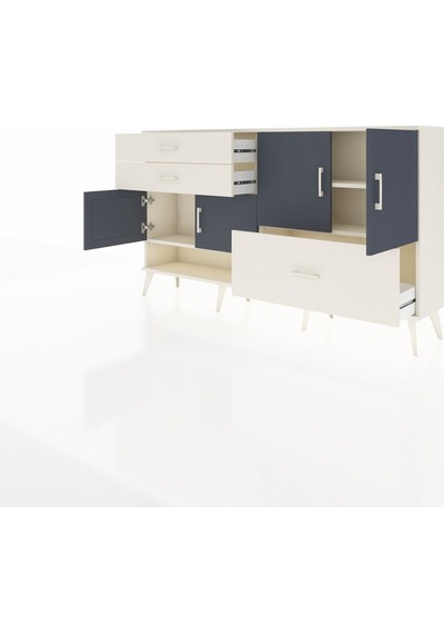 Arges Konsol 3 Raflı 3 Çekmeceli 4 Kapaklı 176x30x99 Aytaşı-antra Aytaşı-antrasit/aytaşı Arges Konsol 3 Raflı 3 Çekmeceli 4 Kapaklı 176x30x99 Aytaşı-antra Aytaşı-antrasit/aytaşı
