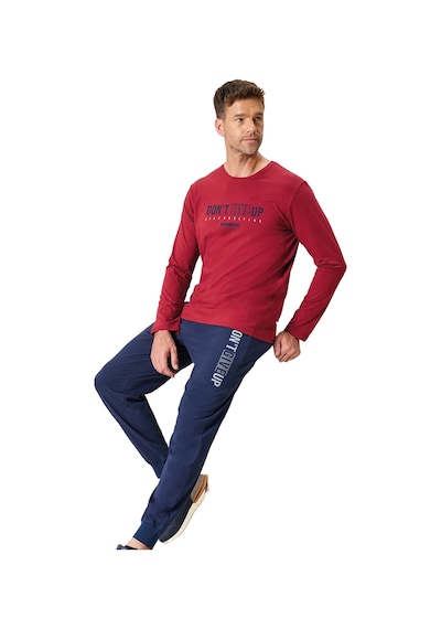 Over Sleep By Poleren Over Sleep 2198 Erkek Kışlık Eşli Süprem Pamuk Yuvarlak Yaka Pijama Takım Bordo Over Sleep By Poleren Over Sleep 2198 Erkek Kışlık Eşli Süprem Pamuk Yuvarlak Yaka Pijama Takım Bordo
