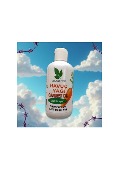 Organıc You Havuç Yağı Carret Oıl %100 Doğaldistilasyon 150 Ml