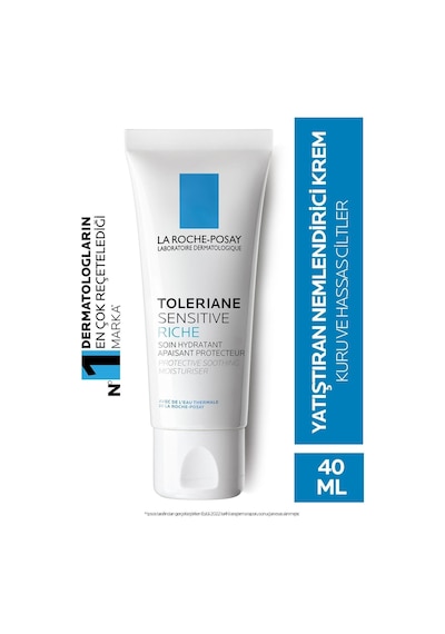 Kuru Ve Hassas Ciltler İçin Yatıştırıcı Nemlendirici Tolerian Hassas Riche Krem 40 Ml