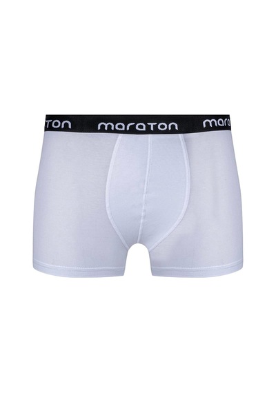 Maraton 2'li Erkek Beyaz Boxer