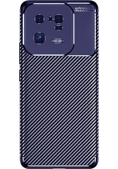 Xiaomi Mi 13 Pro Kılıf Zore Negro Karbon Tasarım Silikon Kılıf