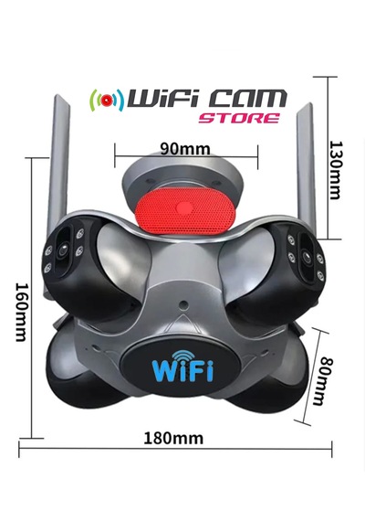 4 Kameralı Ahtapot Wifi Ptz Kamera