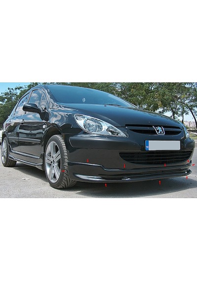 Peugeot 307 Ön Ek Karlık Abs Plastik Mat Siyah Karlık+bodykit+ek