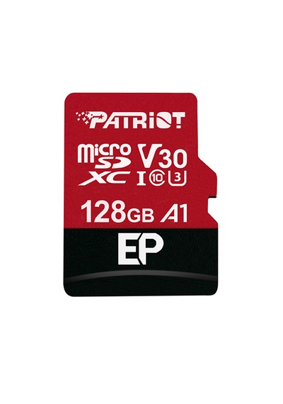 Patriot Ep Series 128gb Microsdxc V30 A1 U3 Class 10 Hafıza Kartı + Sd Adaptör Pef128gep31mcx